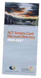 ACT Seniors Card Discount Directory 2026-2027